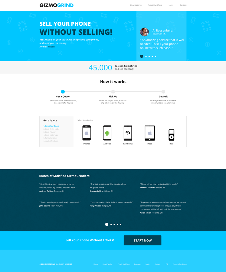 Landing Page Design by Ahmad Yunus for this project | Design #5772582