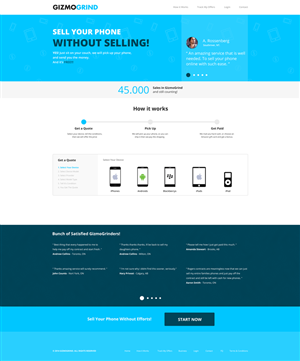 Landing Page Design by Ahmad Yunus