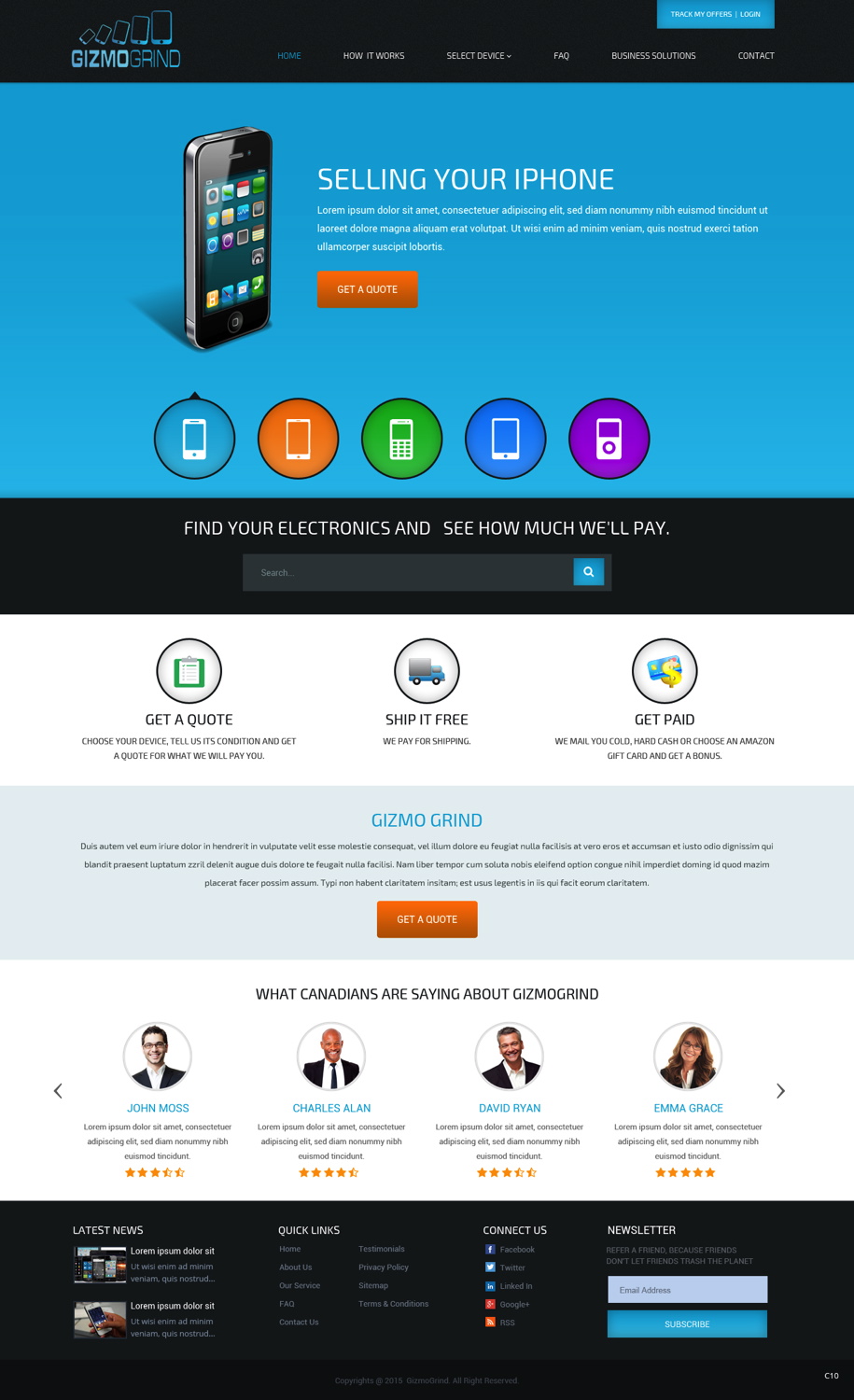 Landing Page Design by pb for this project | Design #5735248
