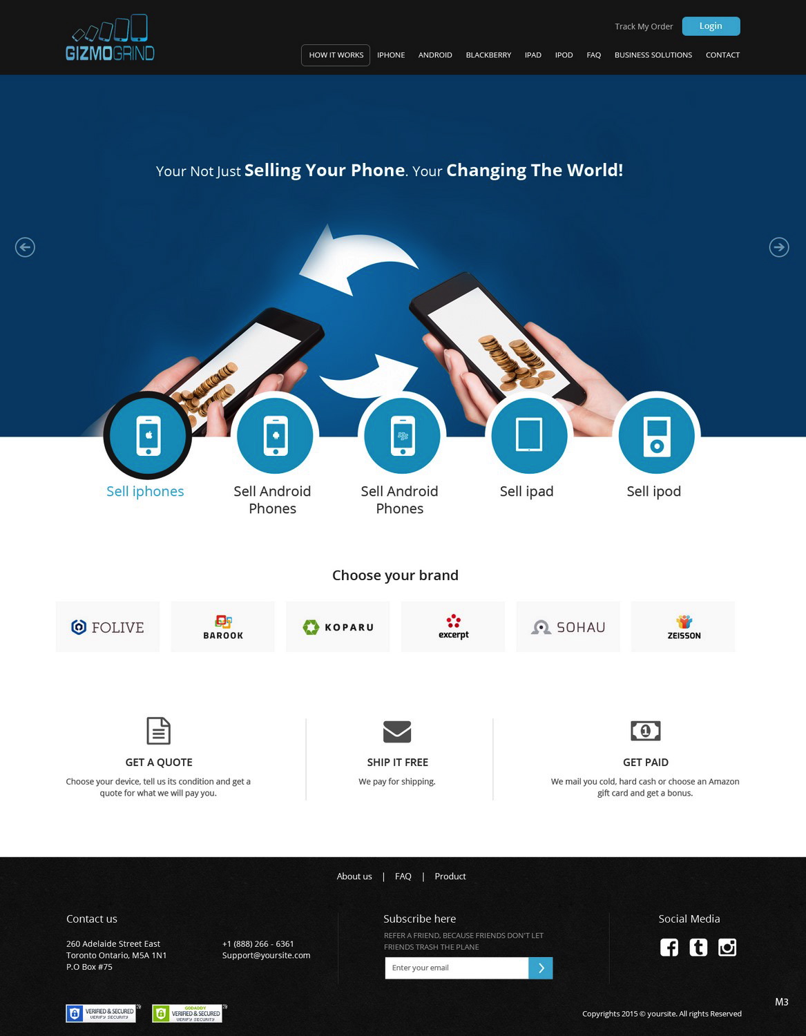Landing Page Design by pb for this project | Design #5735249