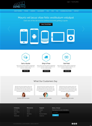 Landing Page Design by pb for this project | Design: #5735253