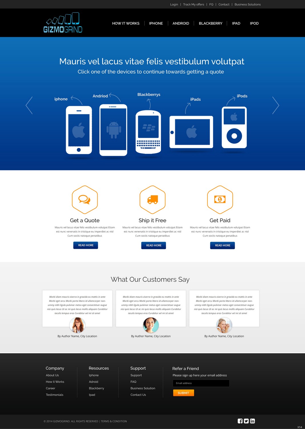 Landing Page Design by pb for this project | Design #5809184