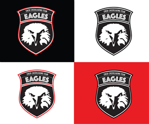 Logo Design by omarmansour for EIKER CHEERLEADING TEAM EAGLES | Design #5713380