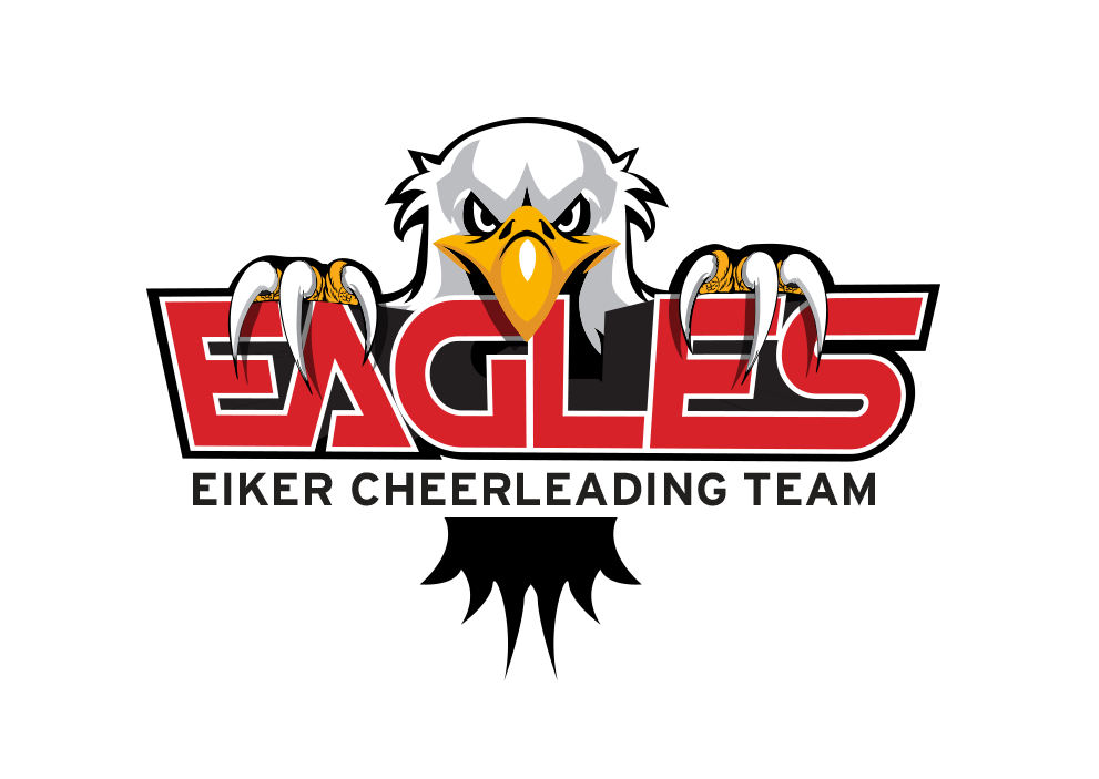 Logo Design by GPGraphix for EIKER CHEERLEADING TEAM EAGLES | Design #5717037