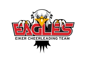 Logo Design by GPGraphix for EIKER CHEERLEADING TEAM EAGLES | Design: #5717037
