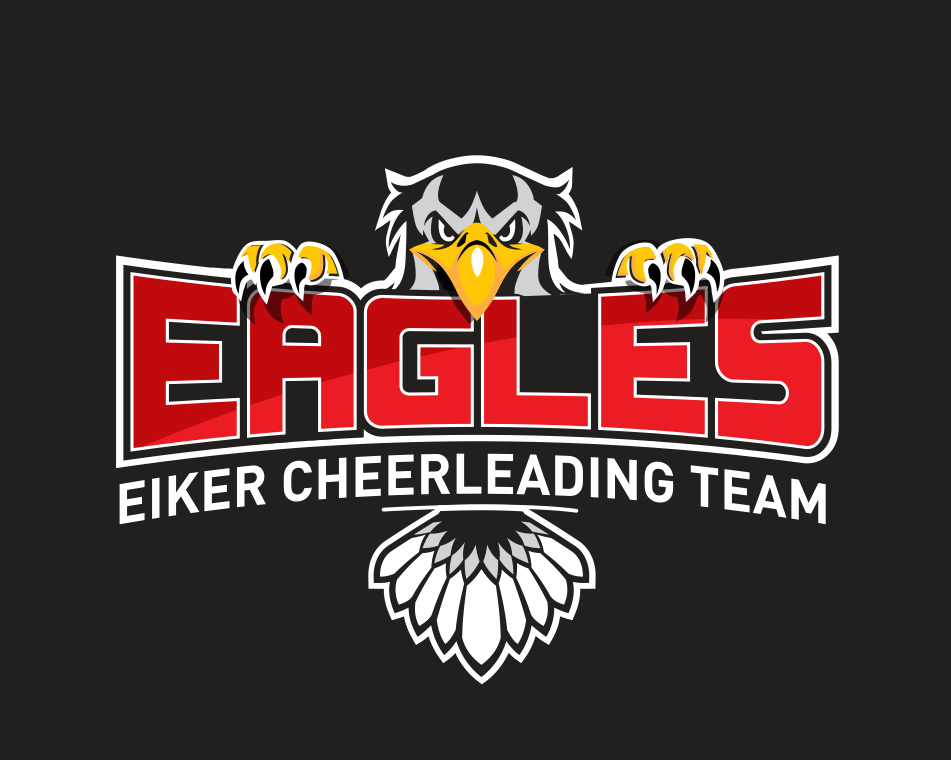 Logo Design by GPGraphix for EIKER CHEERLEADING TEAM EAGLES | Design #5727287