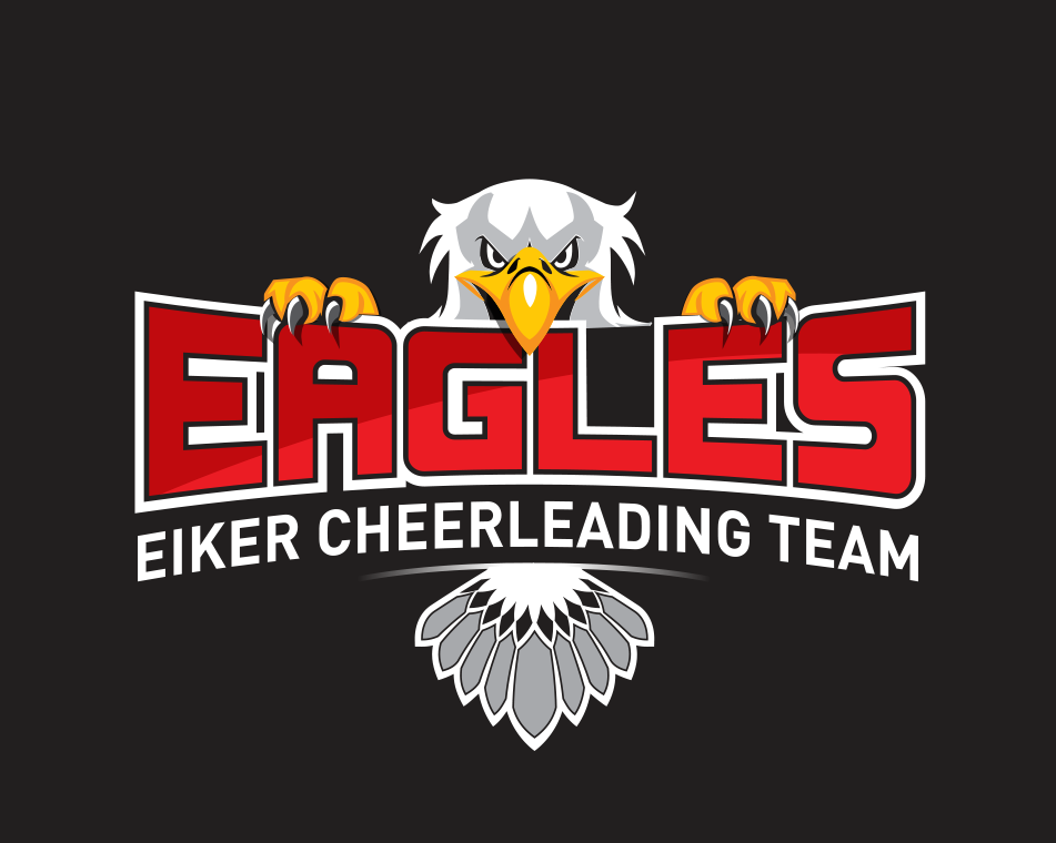 Logo Design by GPGraphix for EIKER CHEERLEADING TEAM EAGLES | Design #5728822
