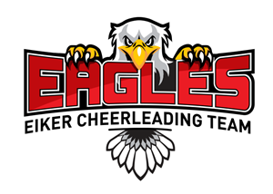 Logo Design by GPGraphix for EIKER CHEERLEADING TEAM EAGLES | Design: #5734117