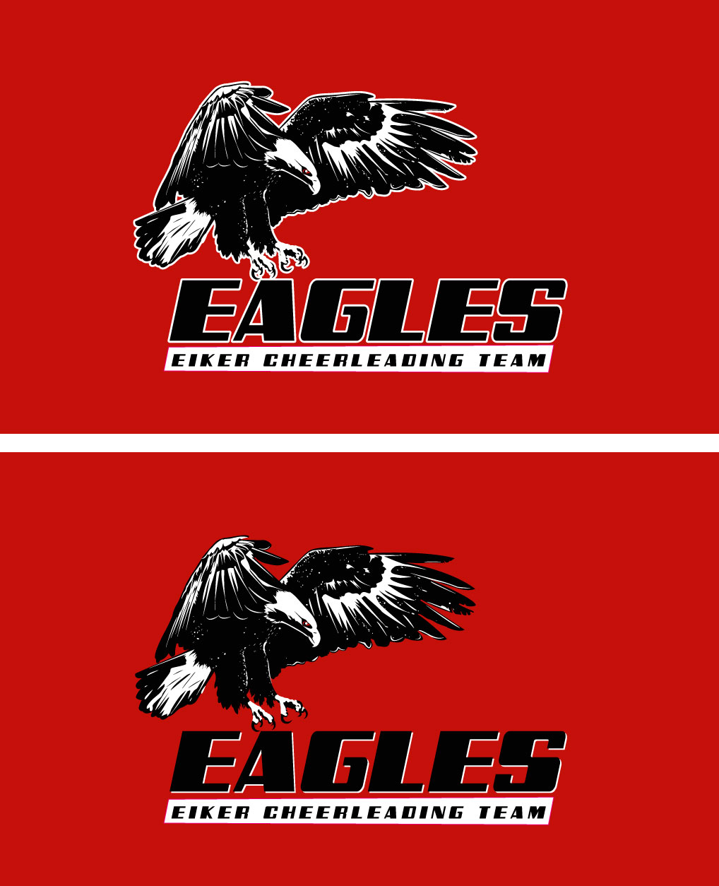 Logo Design by silpyo4 for EIKER CHEERLEADING TEAM EAGLES | Design #5726246