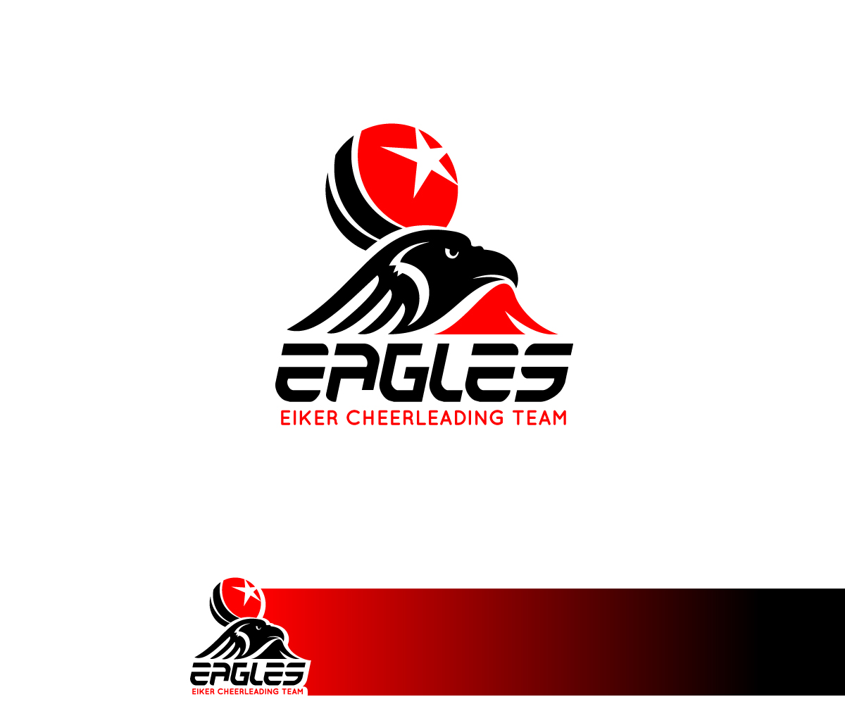 Logo Design by taufik_alrahman for EIKER CHEERLEADING TEAM EAGLES | Design #5710533