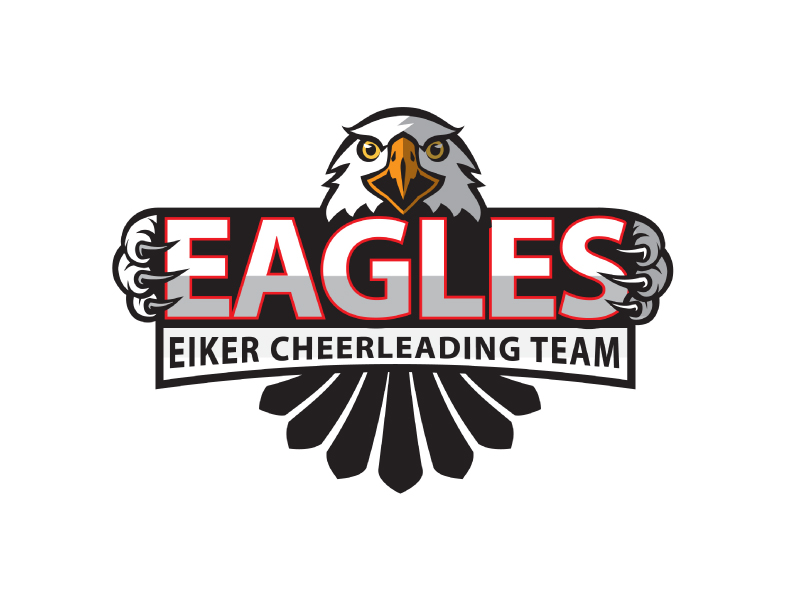 Logo Design by akvarog for EIKER CHEERLEADING TEAM EAGLES | Design #5727174