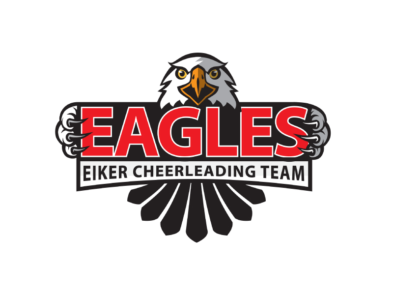 Logo Design by akvarog for EIKER CHEERLEADING TEAM EAGLES | Design #5727207