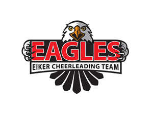 Logo Design by akvarog for EIKER CHEERLEADING TEAM EAGLES | Design: #5727207