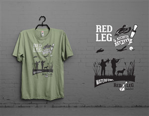 Red Leg Waterfowl (a Waterfowl hunting company) needs an AWESOME T-shirt Design | Design de T-shirt par Ena