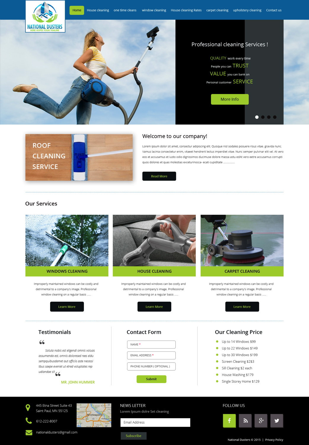 Web Design by pb for this project | Design #5735383