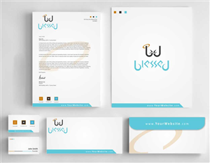Stationery Design by AwsomeD for Blessed co. | Design #5729019