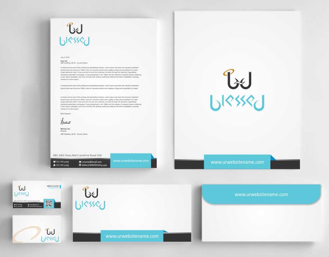 Stationery Design by AwsomeD for Blessed co. | Design #5729020