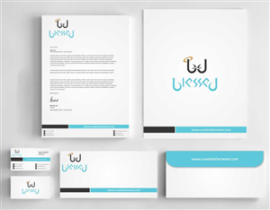 Stationery Design by AwsomeD for Blessed co. | Design: #5729022
