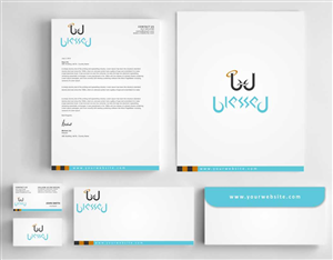 Stationery Design by AwsomeD for Blessed co. | Design: #5729023