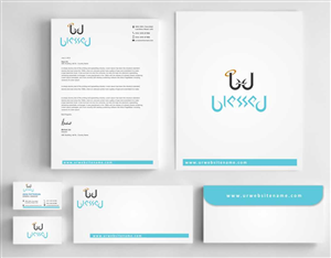 Stationery Design by AwsomeD for Blessed co. | Design: #5729025