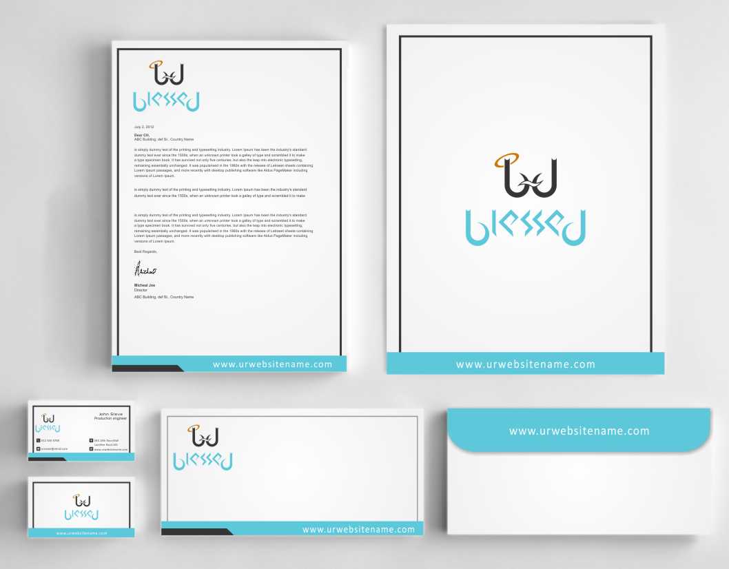 Diseño de Papelería por AwsomeD para Blessed co. | Diseño #5729026