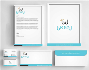 Stationery Design by AwsomeD for Blessed co. | Design: #5729026