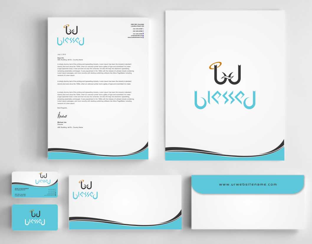 Stationery Design by szabist for Blessed co. | Design #5728776