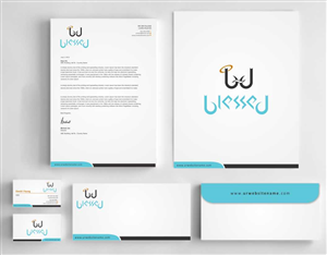Stationery Design by szabist for Blessed co. | Design: #5728778