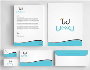 Stationery Design by szabist for Blessed co. | Design: #5728779