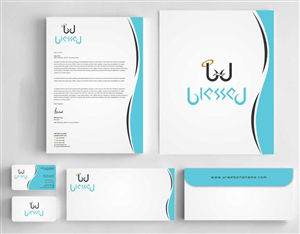 Stationery Design by szabist for Blessed co. | Design: #5728780