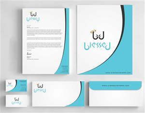 Stationery Design by szabist for Blessed co. | Design: #5728783