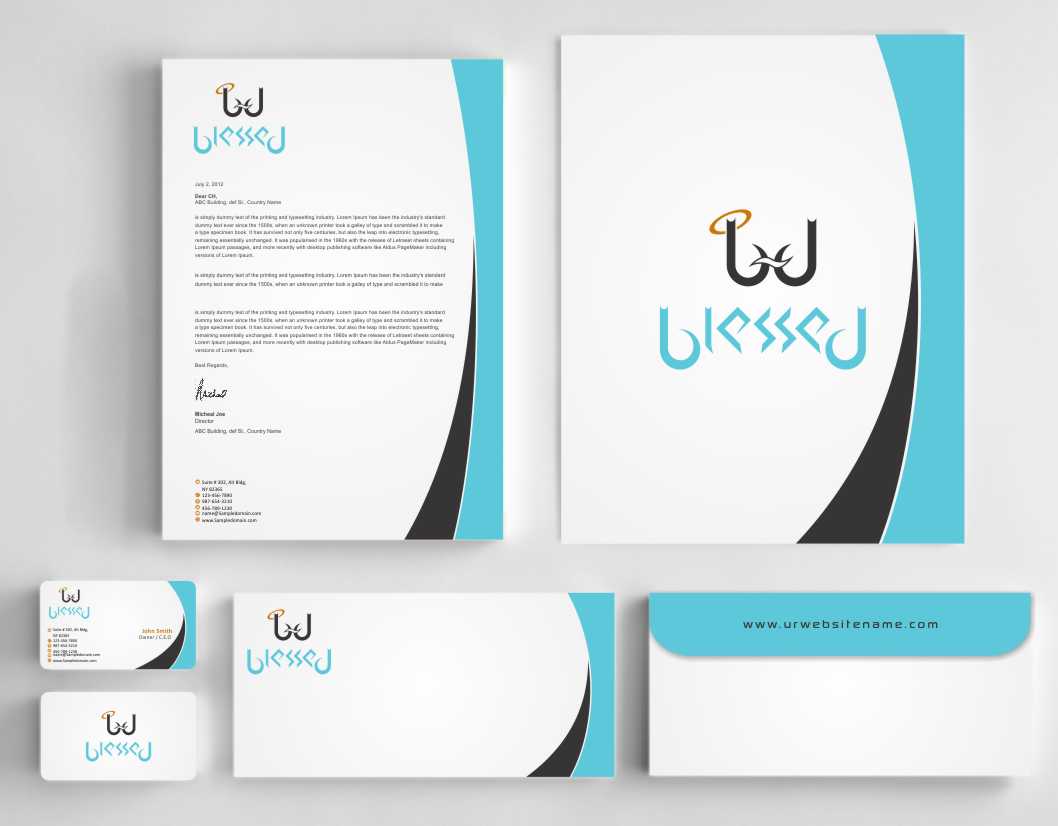 Diseño de Papelería por szabist para Blessed co. | Diseño #5728785