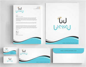 Stationery Design by szabist for Blessed co. | Design: #5728789