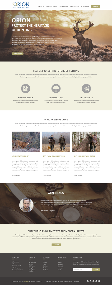 Web Design by Silverfox Studio for this project | Design #5742209