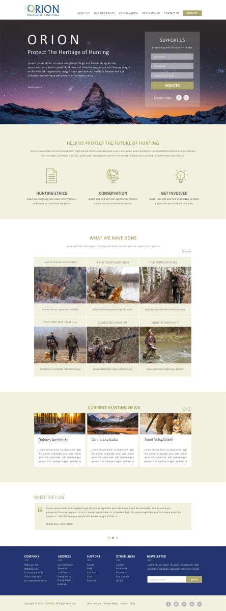 Web Design by Silverfox Studio for this project | Design #5742230