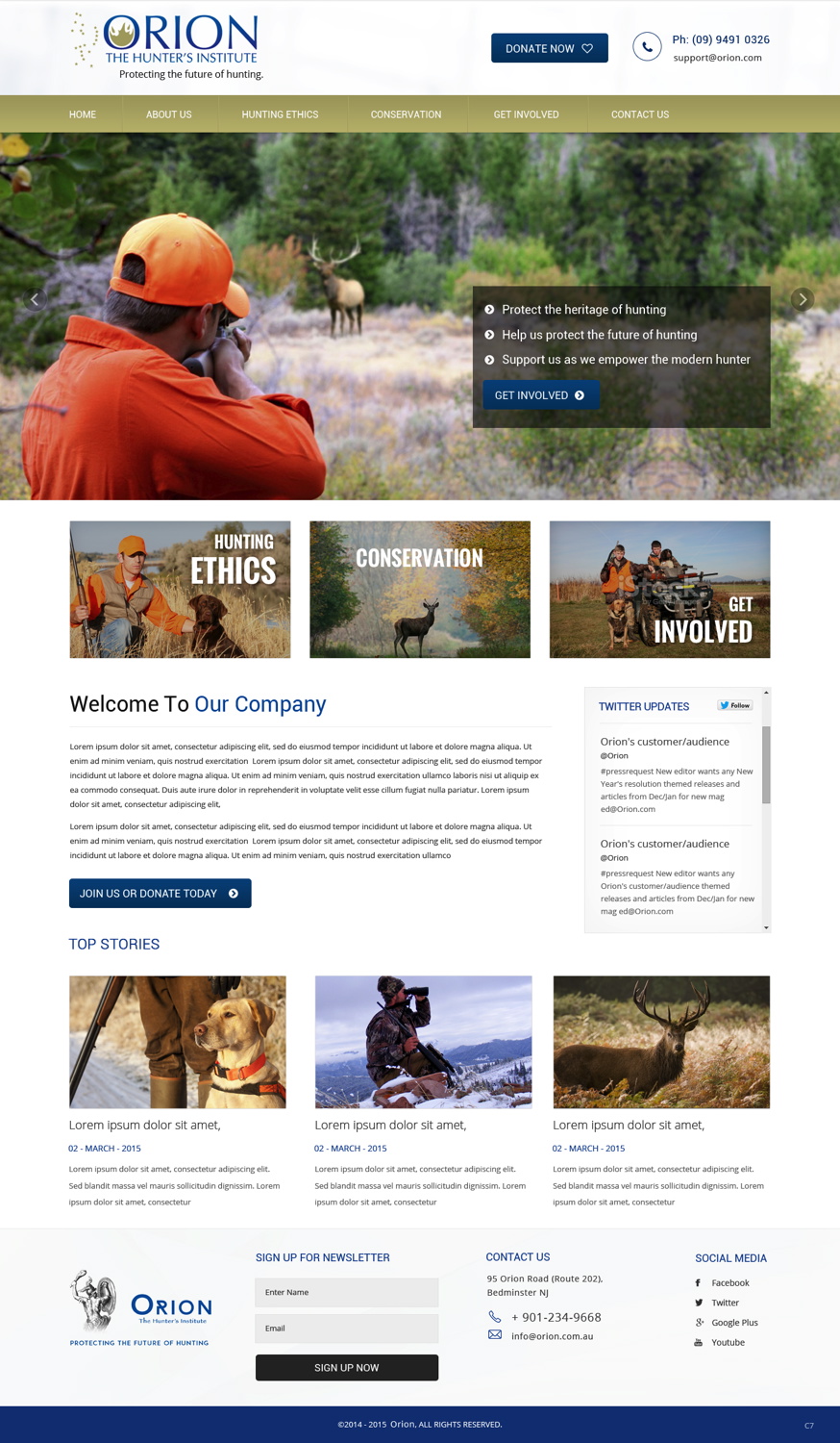 Web Design by pb for this project | Design #5735419