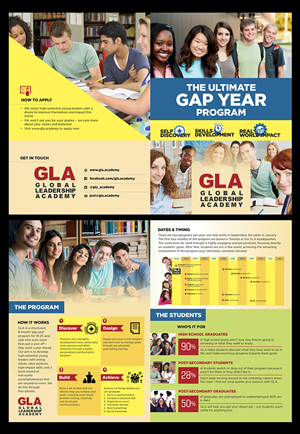 Bifold brochure design for leadership academy | Design de Brochure par laxman2creative