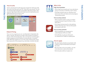 Bifold brochure design for leadership academy | Design de Brochure par gates