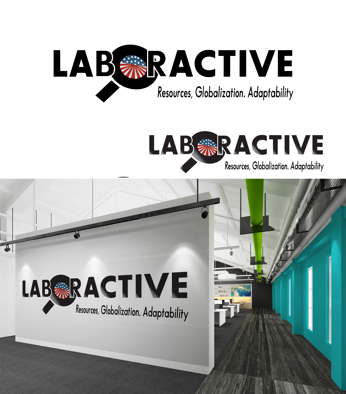 Logo Design by Kristina Andonoff for Medial Group / Laboractive | Design #5776979