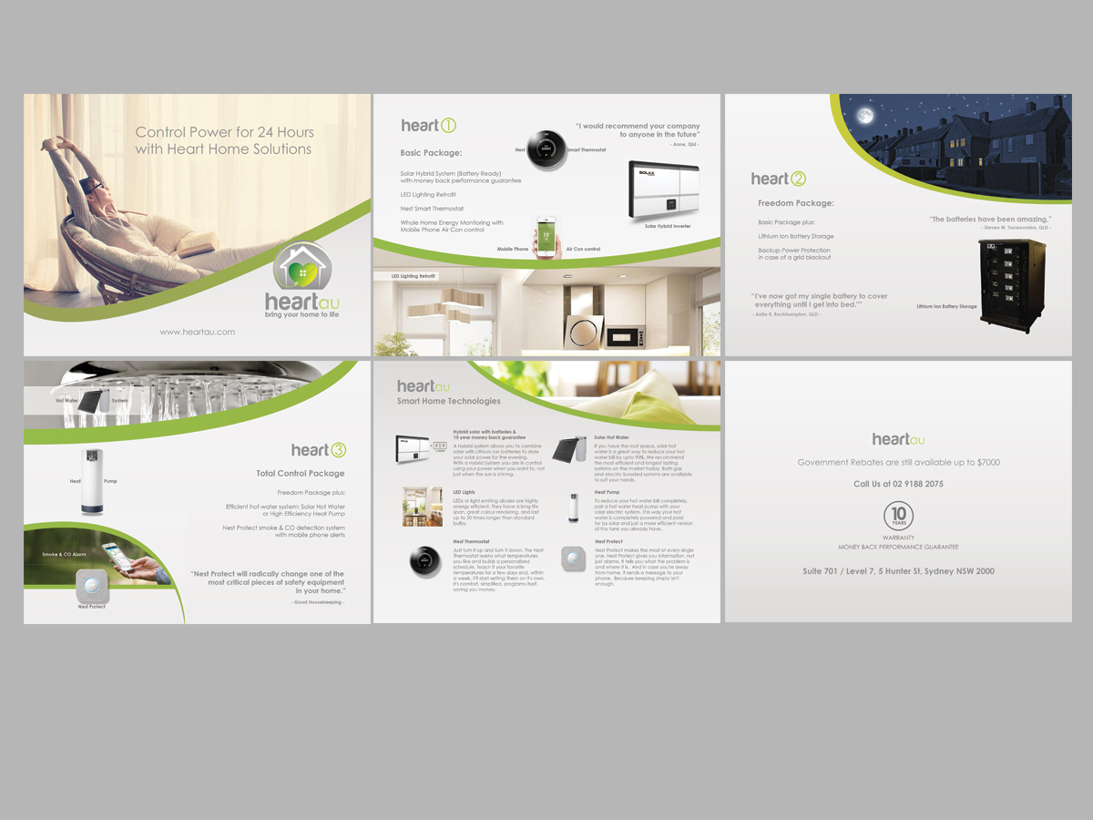 Brochure Design by LeonFX for Heartau | Design #5815813