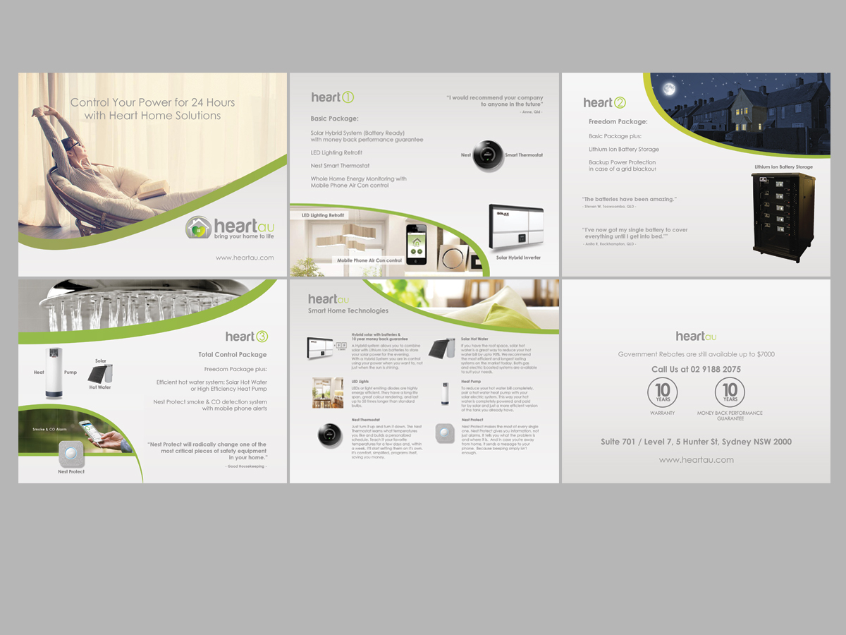 Brochure Design by LeonFX for Heartau | Design #5827369