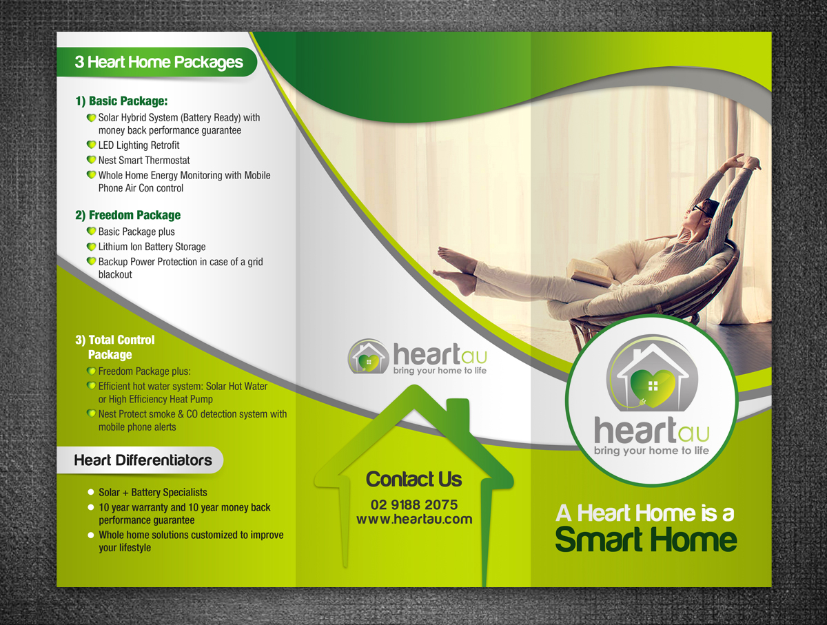 Brochure Design by ESolz Technologies for Heartau | Design #5723197