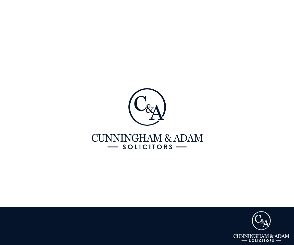 Logo Design by King Cozy for Cunningham & Adam Solicitors | Design #5727811