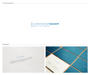 Logo Design by VisualFlava for Cunningham & Adam Solicitors | Design: #5915856