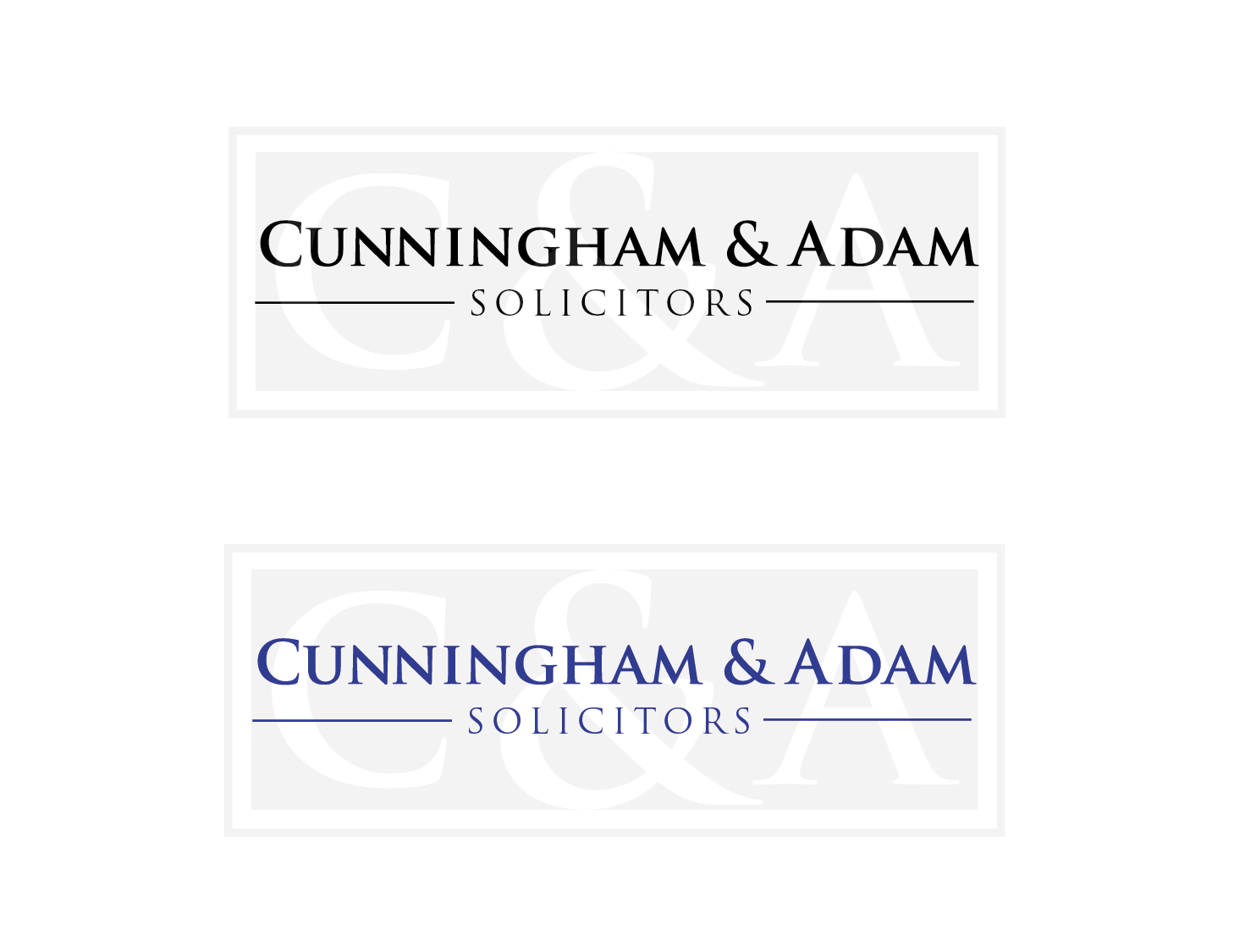 Logo Design by jonnson for Cunningham & Adam Solicitors | Design #5757142