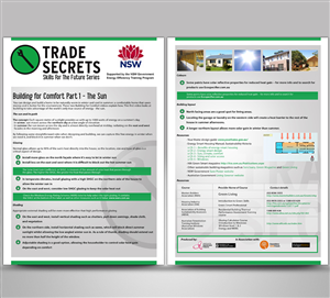 Energy Efficiency factsheets | Flyer Design by disign