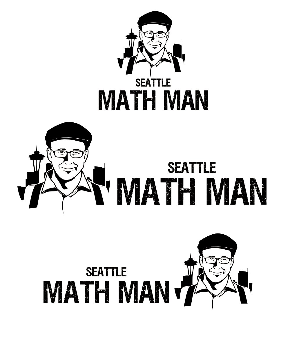Logo Design by StudioD™ for Seattle Math Man | Design #1564129