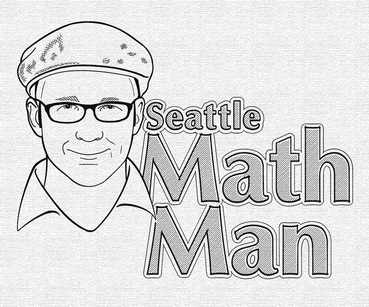 Logo Design by Tony-Ridgway for Seattle Math Man | Design #1600564