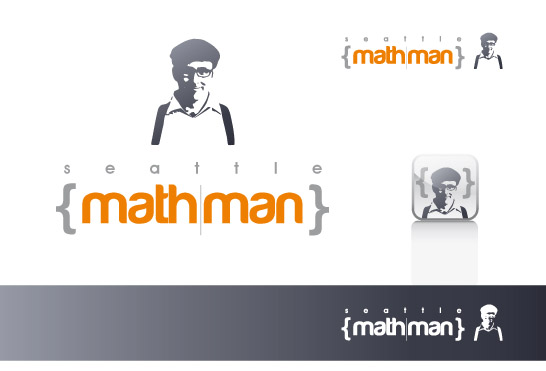 Logo Design by kresh for Seattle Math Man | Design #1568736