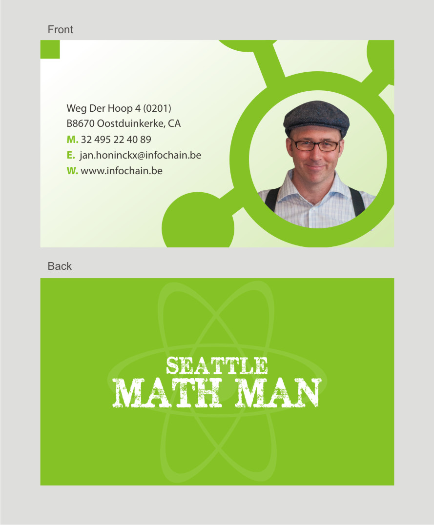 Logo Design by ESolz Technologies for Seattle Math Man | Design #1563187
